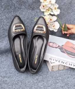 Sepatu Kerja Wanita Hak 3 Cm Terbaru/ Sepatu Pantofel Hills Sepatu Black