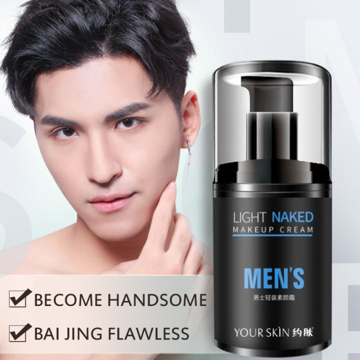 Lico Men Face Whitening Cream Tone up Cream For Men Light Skin Cream Base Cream Whitening Moisturizing Oil Control Brightening Skin Moisturizing Lazy Concealer Cream 50g Lazada