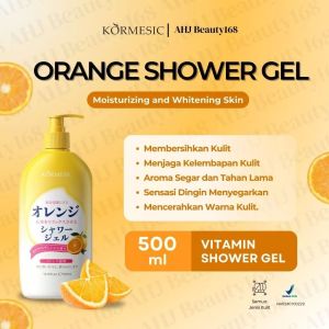 [BPOM] KORMESIC Orange Shower Gel Sabun mandi 500ml