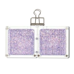 FDGFGG Acrylic Watercolor Paint Palette Quicksand ic Paint Pigment Box Portable Sparkling Travel Painting Tray Student