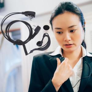 [Vodool Home Mall] 2 PIN Earpiece Headset PTT MIC Walkie Talkie Earbud for Baofeng UV5R