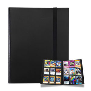 360 Cards Album With Zip 3X3 Hard Case /PU Leather 360 Trading Card Pokemon /Digimon /MTG /VG /Yugioh/TCG