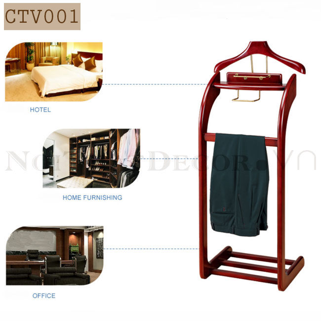 Cây treo quần áo Vest bằng gỗ cao cấp cho văn phòng, khách sạn, nhà ...
