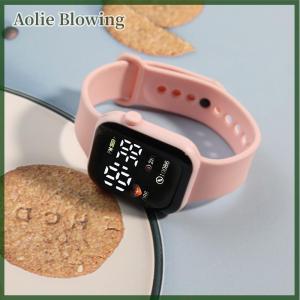 Aolie LED Electronic Watch Is Fashionable And SimpleMulti-color Student Outdoor Waterproof Watch