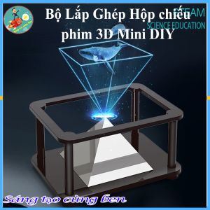 Đồ Chơi Khoa Học - Bộ lắp ghép Hộp chiếu phim 3D Mini DIY đồ chơi giáo dục sáng tạo cho bé stem steam