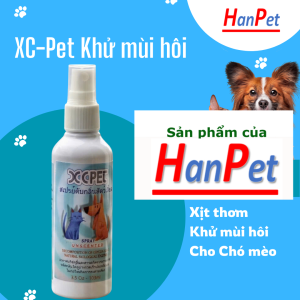 XC PET 100ML – XỊT KHỬ MÙI HÔI CHÓ MÈO & KHỬ MÙI CÁT MÈO