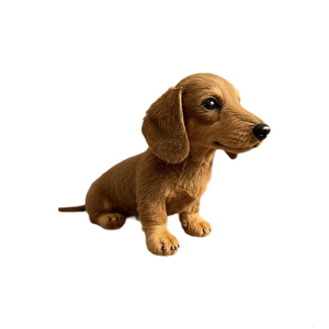 Easy Cleaning Lovely Dachshund Plushie Decorative Accent For Living Room Bedroom Shelf Holiday Homes Decoration Gift