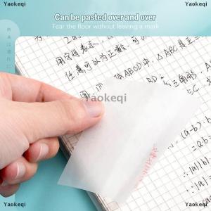 [COD] Yaokeqi 50 Sheets Waterproof PET Transparent Sticky Note Memo pad Daily To Do List