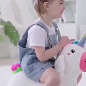 Inflatable Animal Jumping Horse Chair with Music BINLU