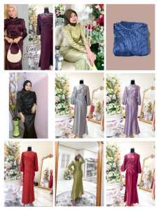 [ Vina Dress Spesial Burgundy ] Dress Kondangan Viral Termurah | Gaun Kondangan Rok Duyung | Dress Kondangan Terlaris Warna Burgundy | Baju Wanita Kekinian | Gaun Pesta Terlaris 2025