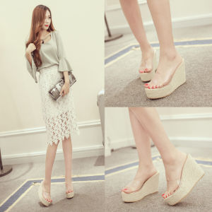 Dép Cao Gót Nữ Thời Trang MANXIXI Xăng Đan Đế Xuồng Trong Suốt Gợi Cảm 4.52 Inch Đẹp (Cỡ 34-40)