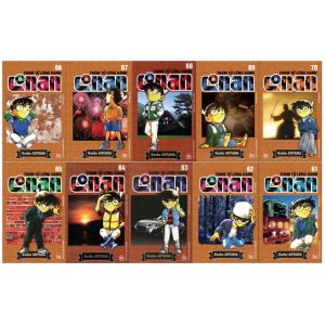 Truyện - Combo Conan - 10 quyển (từ tập 61 đến tập 70) + bán kèm 1 bút viết