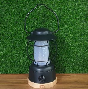 🔥ตะเกียง Wild Land - Knight SE ( High Lumen ) ฐานไม้ไผ่แท้ แนวVintage รับประกัน 1 ปี ในไทย