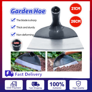 Garden Open Blade Hoe Weeder Rake Labor Saving Weeder Loosen Soil Thick Sturdy Weeding Tool 3.5CM Diameter Interface