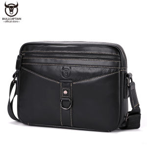 BULLCAPTAIN Túi Đeo Chéo Nam Bằng Da Chất Lượng Cao Túi Đựng Máy Tính Bảng 11 Inch Công Sở Đẹp Thường Ngày