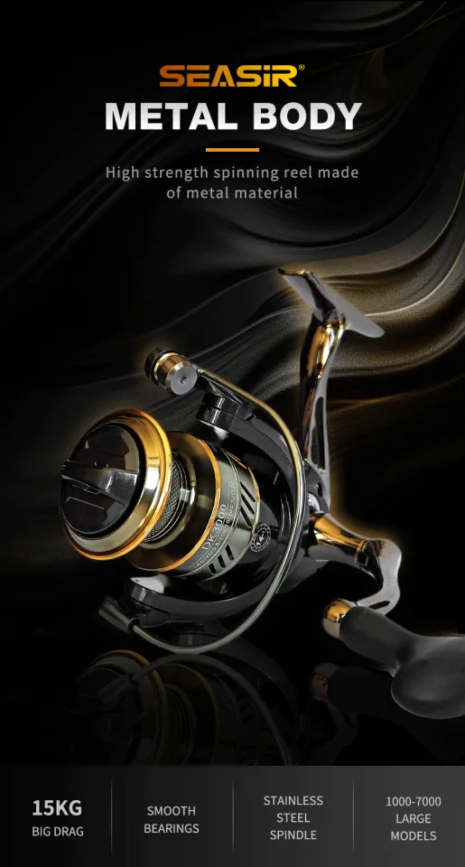 dk fishing reel Dr.Fish Darkness Spinning 8000/9000 BILLINGS DK Series - Eva