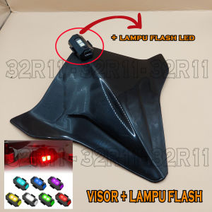 Visor beat deluxe 2016-2022 + lampu kedap kedip ANTI AIR