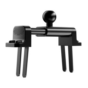 Circular Car Air Vent Phone Holder Support Quick Releases Clamp 17MM Antislip Base Universal One Touch Spring Mechanism