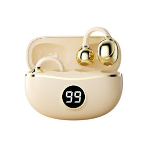 BONINE Wireless Headphones Fone Bluetooth Headset with Mic Handsfree Noise Canceling Earphones Clip Ear Music  Sports Gaming Earplug