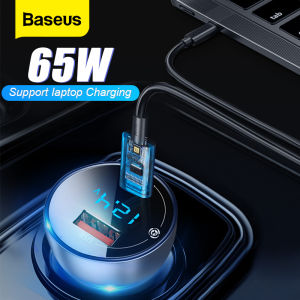 Bộ sạc ô tô Baseus 65W USB Sạc nhanh 4.0 3.0 QC4.0 QC3.0 Loại C Bộ sạc sạc ô tô nhanh PD cho iPhone 13 12 11 Pro Max Điện thoại di động Xiaomi