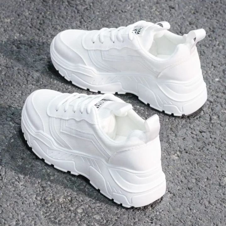 TERBARU ....!!! sepatu wanita sneaker putih casual sport korea AN