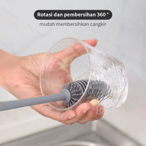 Sikat Botol Dot Bahan Silikon / Sikat Panjang