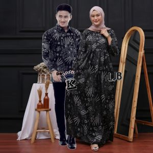 BATIK COUPLE PASANGAN GAMIS BATIK COUPLE KEMEJA BATIK COUPLE SEPASANG BAJU BATIK SUAMI ISTRI TERBARU