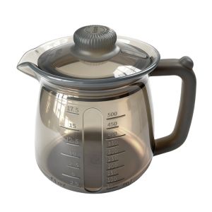 YUANZ Leakproof Silicone Teapot Portable 500ml Capacity Coffee Carafe Food-grade with Scale Tea Kettle Household Kitchen