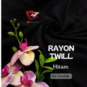 [0.5 METER] Kain Rayon Twill Uniqlo / Katun Twill - Original Import Premium Class