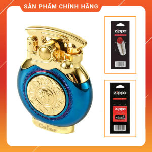 Hộp quẹt bật lửa xăng đá Chief CF208 họa tiết hình hoa sen vô cùng độc đáo - bật lửa xăng - bật lửa độc lạ (KHÔNG CHỨA XĂNG GAS)