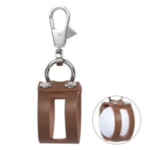 K10SEQ Da PU Túi đựng bóng golf Mini Di động Túi đeo hông đựng bóng golf Chuyên nghiệp Túi đeo hông Giá đỡ bóng golf dành cho nam và nữ