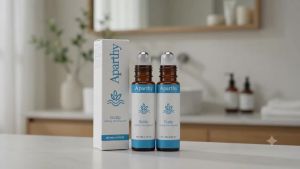 Aparthy Advanced Roll On – 3% Rosemary 2-Pack Triple-action formula: 3% Rosemary 2% Ginger Root 3% Aloe Vera Thicker & Stronger Hair es Scalp & Roots.