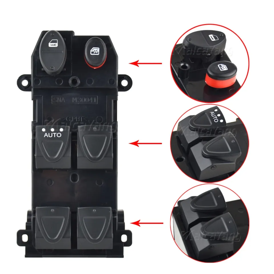Left Side Power Window Switch For Honda Civic 2006-2010 – Replace 35750-SNV-H51 – Kunfine
