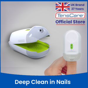 TensCare Nail Fungus Cleaning Dual-Laser Device. Improving the Appearance of Fungal Nails with Blue Light and Infrared Light treatment [2 Year Warranty]