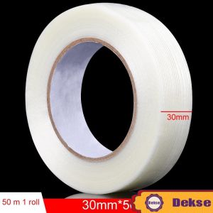 30mm*50m Lakban Super Kuat / Fiber Super Strong Kasa Fiberglass Tape