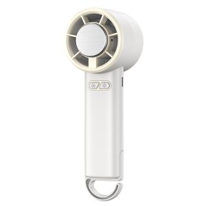 Quạt cầm tay với làm mát bán dẫn & lưỡi Tuabin gió 3 tốc độ công nghệ nén nước đá & Thiết kế móc di động