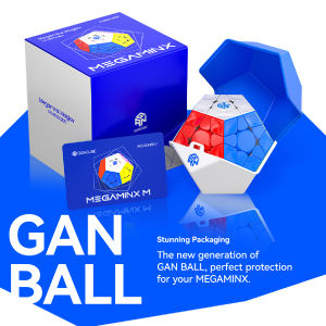 【GAN Official Store】GAN Megaminx Maglev Speed Cube Pentagonal GAN Megaminx M Magnetic Speed Cube Stickerless Magic Cube Educational Puzzle Toy For Kids