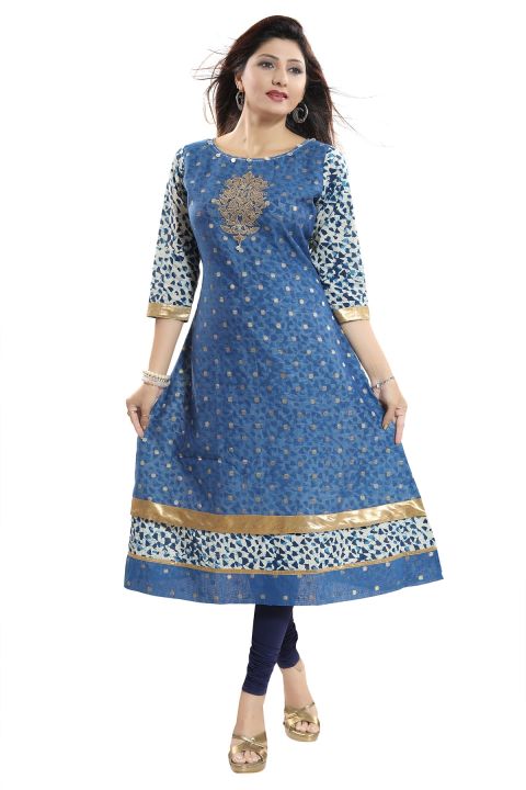 Kurti Women Indian New Design Kurtis Cotton Top Short Kurtis Kurta ...