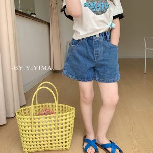 Unlimited Kids Five-point Pants Denim Blue Black Jeans Baby Shorts Denim Shorts