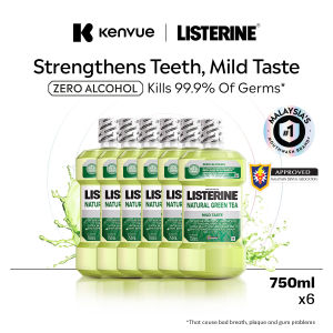 Listerine Green Tea Mild Taste 750ml x 6