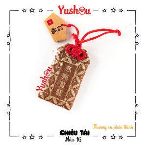 Móc Khóa Yushou Tiền Tài - Mẫu 16 (Kiểu Omamori) Có sẵn