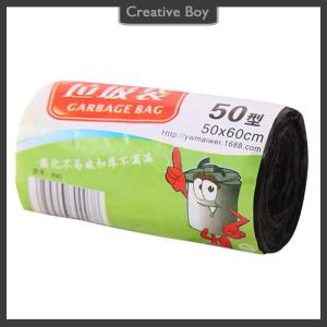 [Creative] 1Rolls 50x60cm Garbage Bags Single Color Thick Convenient Environmental Plastic Trash Bags Disposable Plastic Bag Black Garbage