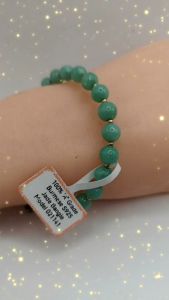 🌹100% Authentic Brand New Set "A" grade Burmese 14k Gold Filled masters hands crafted jade bangle precious jade stones bean green color 12+3 units beads diameter 6.5mm+- unique colour symbolise good luck prosperity exquisite elegant collectable item