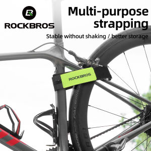ROCKBROS Bicycle Adjustable Luggage Rope Bicycle Bike Cycling Hooks Bandage Straps Belt Bike Accessories Elastic Cord Strap