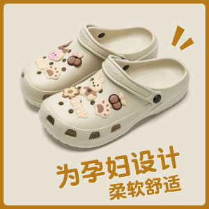 Free Shipping Lidani WomenS Summer 2026 New Style Outdoor Wear Height-Increasing Non-Slip Beach Thick-Soled Clogs With Toe Protection