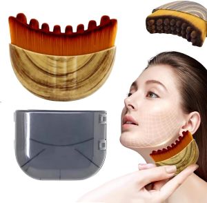 Lymphatic Face Brush Gua Sha Facial Contour Brush Lymphatic Drainage Eye Neck Care Skin Care Beauty Massager