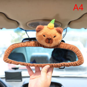 [Faster YG] Car Headrest Neck Pillow Capybara Plush Shoulder Protection Cute Tissue Box Kawaii Car Decoration Of Car Supplies Plushie Gift