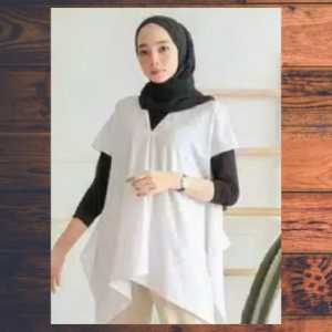 KEMEJA WANITA CASUAL RAYON MOTIF BLOUSE OVERSIZE KEMEJA RAYON MOTIF CANTIK KEMEJA KERJA TERVIRAL