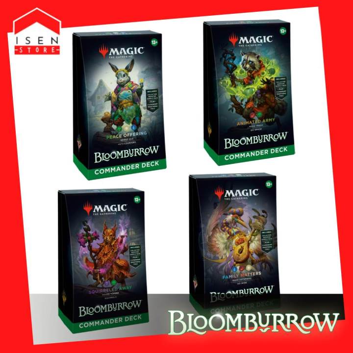 MTG Bloomburrow Commander Deck - Animated Army Family Matters Peace Offering Squirreled Away - Magic: The Gathering Commander Decks Mind Flayers Commander Deck - Lazada | Lazada PH MTG Bloomburrow Commander Deck - Animated Army Family Matters Peace Offering Squirreled Away - Magic: The Gathering Commander Decks Mind Flayers Commander Deck - Lazada | Lazada PH
