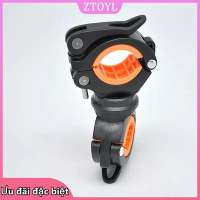 🎀ZTOYL✨ 360 ° xoay đi xe đạp clip kẹp đèn pin gắn kết chủ xe Đạp Xe Đạp dẫn ánh sáng đèn pin Torch Mount chủ Phụ Kiện Xe Đạp